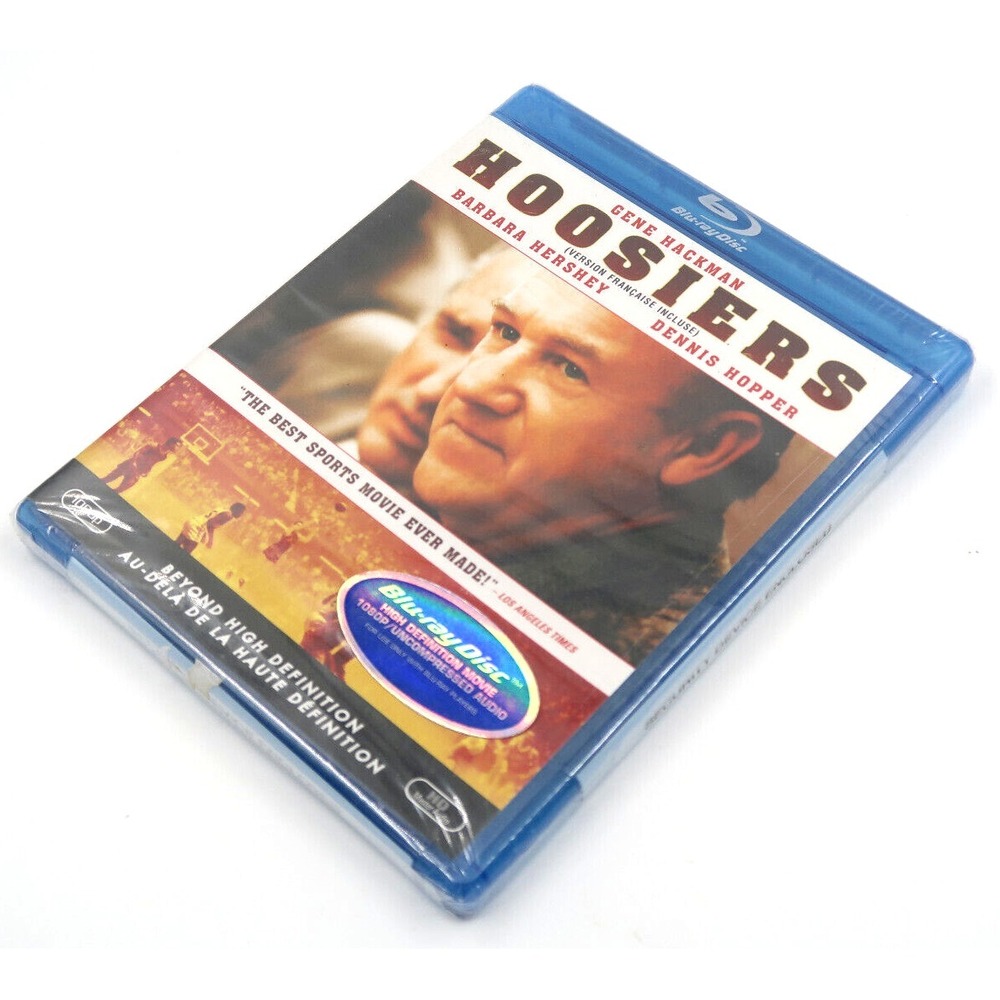 Hoosiers (Blu-ray, 1986) Gene Hackman, Dennis Hopper - Brand New Sealed